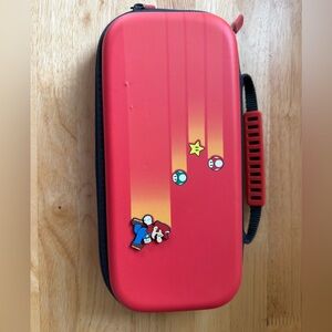 Red Nintendo Switch Carrying Case Mario